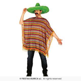 Värikäs poncho