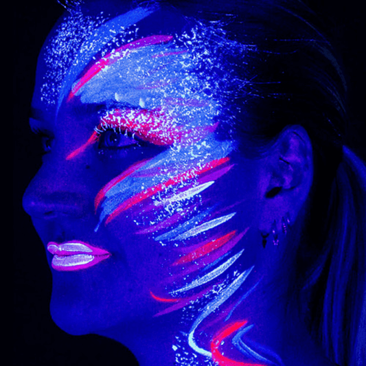 Water make-up Fluor UV, Grimas, 2,5 ml, eri värejä