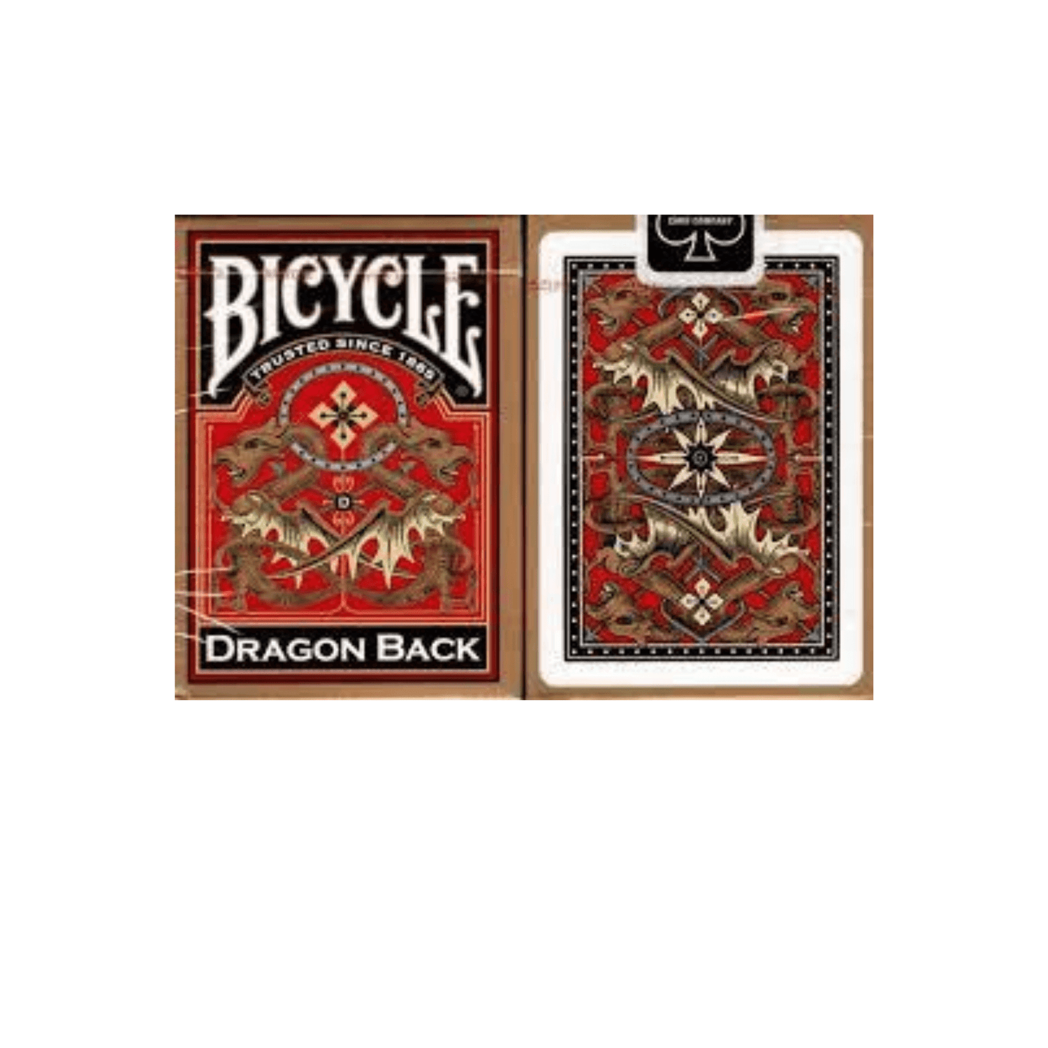 Bicycle dragon gold - Art Move Store Oy